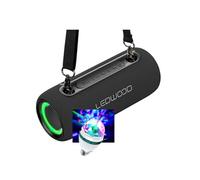 Ledwood Enceinte Autonome 200W HiFi XS200, Effet LED, Buetooth, Radio FM, IPX5, Assistant Voc, 20W RMS, Batterie 2000mAh, Diams