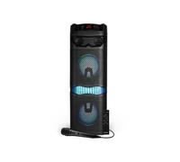 Enceinte Autonome 360 degrés PICKERING BARREL 8 sur Batterie Micro et Télécommande 800 Watts- 8 Hauts parleur LCD - USB/BT/AUX