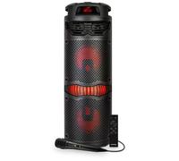 Enceinte Autonome 360 degrés PICKERING BARREL 6 sur Batterie Micro et Télécommande 600 Watts- 8 Hauts parleur LCD - USB/BT/AUX