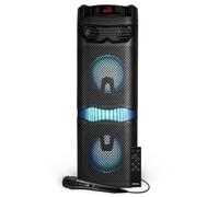 Pickering Enceinte autonome 360° BARREL 8 – 800W, 8 haut-parleurs, batterie, USB/BT/AUX