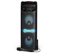 Pickering Enceinte autonome 360° BARREL 8 – 800W, 8 haut-parleurs, batterie, USB/BT/AUX