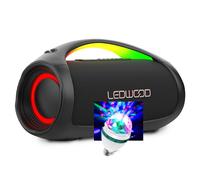 Enceinte Autonome 500W Hifi - Buetooth USB Ledwood XTR500 IPX6, PowerBank, Multiple Link, 110W RMS, Batterie 7000mAh, Ampoule