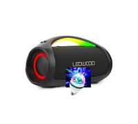 Enceinte Hifi Autonome 500W Buetooth USB Ledwood XTR500 IPX6, PowerBank, Multiple Link, 110W RMS, Batterie 7000mAh, Ampoule LED