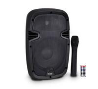 Enceinte autonome 8""/20cm 300W USB/SD/BT avec micro VHF HYBRID8VHF-BT