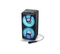 Enceinte autonome à LED Party box portable avec lecteur CD + Micro - BT/CD/AUX/USB - 150W