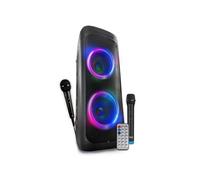 Enceinte DJ 1000W Lumineuse Lecteur CD, Amplifiée sur batterie, Bluetooth USB, SONO, RADIO, PartyBox, Soirée, Fête, Anniversaire