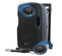 Enceinte autonome DJ PA - LYTEQUEST - Gemini AS-10TOGO - Batterie rechargeable - 1000W - Bluetooth/USB/SD