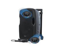 Enceinte Autonome DJ PA Sono Gemini AS 10 TOGO sur Batterie avec Micro 1000 Watts USB/BT/AUX/SD + 2 jeux de lumières
