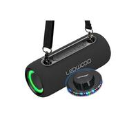 Ledwood Enceinte autonome HiFi XS200 200W Effet LED Bluetooth IPX5 Assistant vocal 2000mAh Ovni