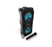 Enceinte Autonome High Power LED RVB 400W USB/BT/SD/FM + Micro sans Fil - Pickering CX6