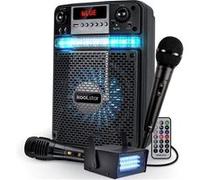 Enceinte autonome LED Enfant ADO PARTY 400W Batterie Koolstar - 2 MICROPHONES + APP SMARTPHONE USB/Bluetooth G