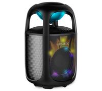 Enceinte Autonome LEDWOOD DROP300, Effet LED RVB, 300W, Bluetooth 5.3 USB, son 360°, X-Bass, Projection IPX5, Câble USB-C