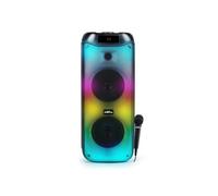 Enceinte Autonome sur Batterie - BIG BEN PARTYBTHPL - 200W Bluetooth/USB/AUX IN/Support smartphone, Animation LED, Micro Karaoké