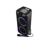 Enceinte Autonome sur Batterie - Festi Sound SUNSET208 - 600W USB/SD/PC Bluetooth - Micro filaire - 2x Boomer 20cm à LED RVB