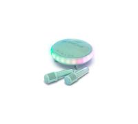 Kidywolf Enceinte karaoké KIDYKARAOKE-GR 40W Bluetooth 2 micros sans fil Effets lumineux Vert