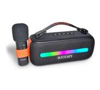 Enceinte avec microphone sans fil et lumières RGB Bontempi G
