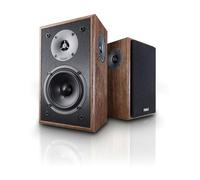 Enceinte bibliothèque 2 voies - MAGNAT - Tweeter 13 mm - HP médium 11,4 cm - 60W - Marron