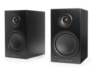 Enceinte bibliothèque active TRIANGLE LN01A ELARA NOIR MAT X2
