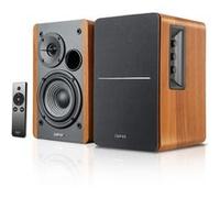 Edifier Enceintes de bibliothèque R1280Ts – Amplifiées 2.0, 42 W RMS, sortie caisson, boîtier bois