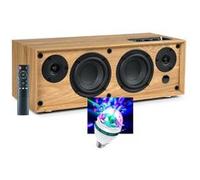 Enceinte bibliothèque HIFI 150 W en Bois 'Cosy WS702 - 150W Entrée TV Audio, câble Optique, Bluetooth 5,0, DIAMS LED G
