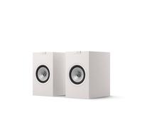 KEF Q1 Meta Enceintes bibliothèque HiFi, Blanc Satin | Musique | TV & Home Cinéma | Jeux vidéo | 2 Voies Bass Reflex | Haut-Parleur Uni-Q avec Mat 130 mm
