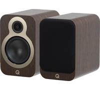 Q Acoustics 3030C Noyer - Enceinte bibliothèque (la paire)