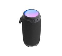 Enceinte Bluetooth 10W Portable Autonomie 10h et LED Multicolore Noir