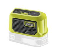 RYOBI Radio Chargeur sans Fil 18V One+ RBTM18-0 - Bluetooth 25m, 100% Nomade, Haut-Parleur 5 W - Batterie Non Incluse