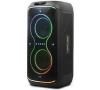 Muse Enceinte Bluetooth M1930DJ 300W – Spectacle lumineux, Micro/AUX/USB, réglage aigus/basses – Noir