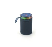 Enceinte bluetooth 36W, lecteur de cartes micro SD, batterie rechargeable 1200mAh, jeu de lumière, dragonne, 80*80*130mm