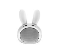 Enceinte Bluetooth 3W Autonomie 3h Design Lapin Lumineux Blanc