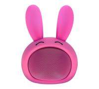 Enceinte Bluetooth 3W Autonomie 3h Design Lapin Lumineux Moxie Rose