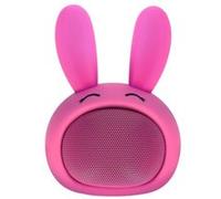 Enceinte Bluetooth 3W Autonomie 3h Design Lapin Lumineux Moxie Rose Rose G
