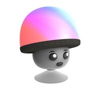 Enceinte Bluetooth 3W Lumineuse Mega Mush, Fixation Ventouse /