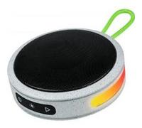 Bigben Interactive Enceinte Bluetooth Party Nano – Éclairage discothèque, Portable 15 W Blanc/Gris