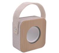 Mars Gaming Haut-parleur MS-ECO – Bluetooth 5.1, écologique, paille de blé et bambou, gris compact