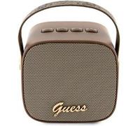 Enceinte Bluetooth 5.3 Compacte 5W avec Sangle de Transport en Cuir Motif 4G Guess Marron Marron G