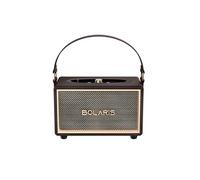Enceinte Bluetooth 5.3 Lincoln Sans Fil 40W Autonomie 10h avec Bandoulère Marron