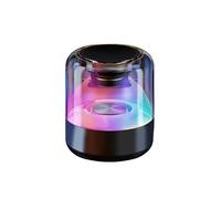 Enceinte Bluetooth 5W Portable avec Eclairage LED RGB Noir