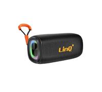 Enceinte Bluetooth 8W Portable Étanche IPX6 avec LED Multicolore Noir