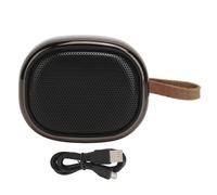 Enceinte Bluetooth à grille fine peinte en métal haute densité, son stéréo HiFi avec caisson de basses et haut-parleur large bande, sortie audio