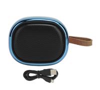 Enceinte Bluetooth à grille fine peinte en métal haute densité, son stéréo HiFi avec caisson de basses et haut-parleur large bande, sortie audio
