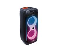 Ibiza - COLUMBA800 - Enceinte, Baffle Puissant de 2x8”/20cm sur Batterie Rechargeable - Bluetooth, Micro-SD, USB, Aux, 2 MIC in, 1 GT in, RCA Out - TWS - LED Infini Multicolore - Poignée