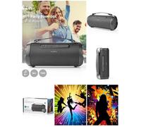 Enceinte Bluetooth amplifiée mobile 30W MEGA BASS / USB +USB-C IPX5 LED RGB -TWS AUX 3.5 ENTREE MICRO 6.35mm