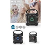 Enceinte Bluetooth amplifiée mobile MEGA BASS - USB + MICRO USB LED RGB - 3.5 ENTREE MICRO