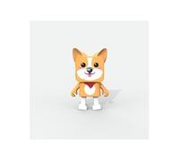 Mobility On Board Enceinte Bluetooth Animal danseur Modèle Corgi Blanc/Jaune