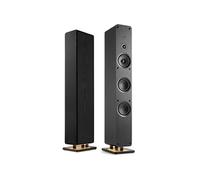 Audizio ARCO Paire d’Enceintes Colonne Hi-FI Stéréo 320W - Radio Dab+ et FM, BT, Entrée Optique TV, USB, AUX, Télécommande - Enceintes Salon Actives Finition Noire