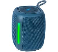 Ibiza - COOLBOX - Enceinte, Baffle Portable sur Batterie regargeable USB-C - Bluetooth, TWS, USB, MicroSD, AUX, Appels Main Libre - Bleu