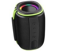 Enceinte Bluetooth Autonomie 8h Lumière LED Étanche IPX5 Poignée wiwu Noir Noir G