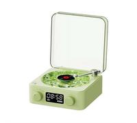 Enceinte Bluetooth avec bruit blanc rétro haut-parleur platine avec ambiance réglable avec musique et modes d'éclairage du lecteur 4 fois